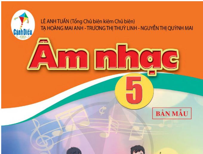 Sách giáo khoa Âm nhạc 5 Cánh Diều_Miễn phí